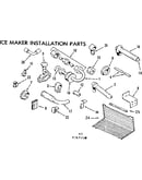 Ice maker installation parts