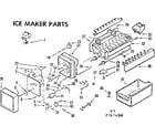 Kenmore 2537674591 ice maker parts diagram