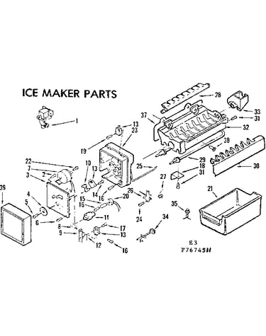 Ice maker parts