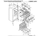 Kenmore 2537674670 cabinet parts diagram