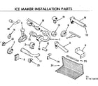 Kenmore 2537674640 ice maker installation parts diagram