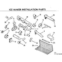 Kenmore 2537674650 ice maker installation parts diagram