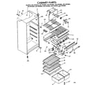 Kenmore 2537674652 cabinet parts diagram