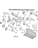 Ice maker installation parts