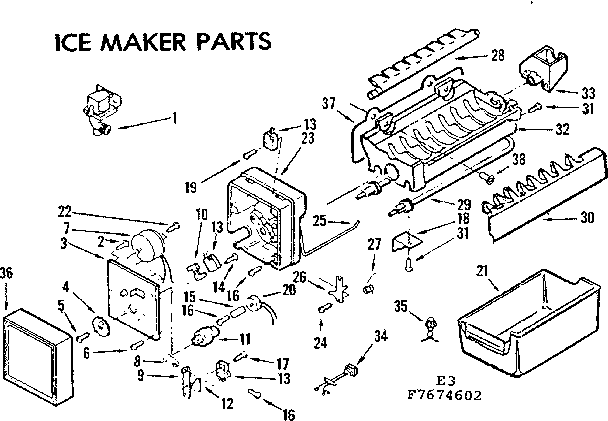 ICE MAKER PARTS