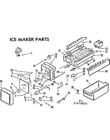 Ice maker parts