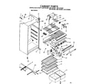 Kenmore 2537674641 cabinet parts diagram