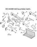 Ice maker installation parts