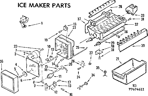 Ice maker parts
