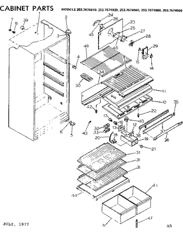 Cabinet parts