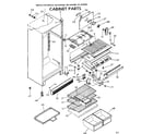 Kenmore 2537676360 cabinet parts diagram