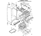 Kenmore 2537677860 cabinet parts diagram
