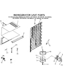 Refrigerator unit parts