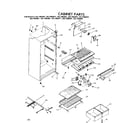 Kenmore 2537682631 cabinet parts diagram
