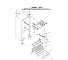 Kenmore 2537683200 cabinet parts diagram