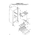 Kenmore 2537683221 cabinet parts diagram