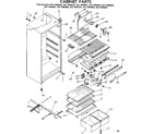 Kenmore 2537684620 cabinet parts diagram
