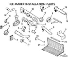 Kenmore 2537684640 ice maker installation parts diagram
