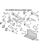 Ice maker installation parts
