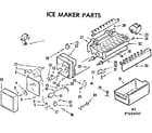 Kenmore 2537684670 ice maker parts diagram