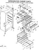 Refrigerator cabinet parts
