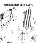 Refrigerator unit parts