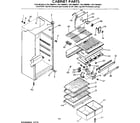 Kenmore 2537684981 cabinet parts diagram