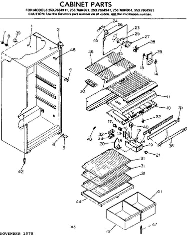 Cabinet parts