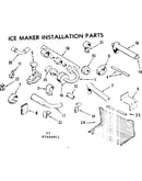 Ice maker installation parts