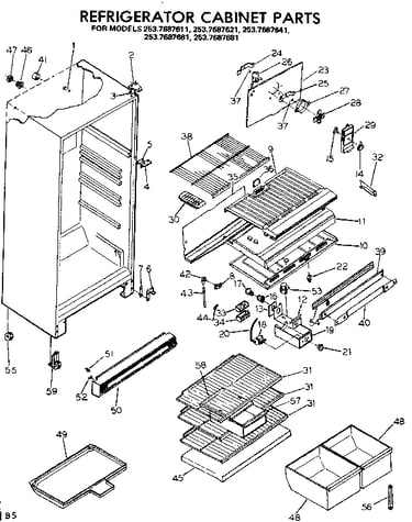 Cabinet parts