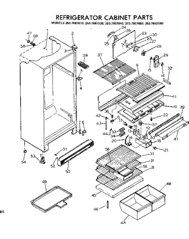 Cabinet parts
