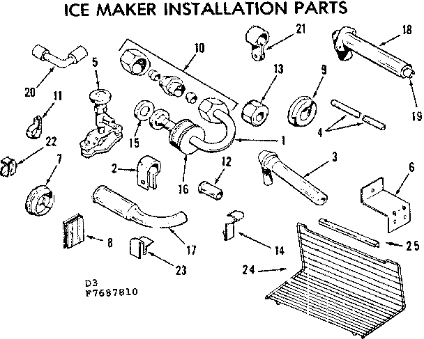 Installation parts