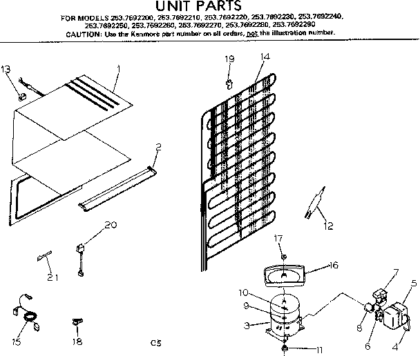 Unit parts