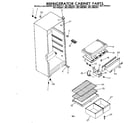 Kenmore 2537692271 cabinet parts diagram