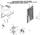 Kenmore 2537692251 refrigerator unit parts diagram