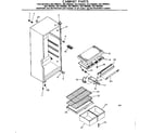 Kenmore 2537692224 cabinet parts diagram