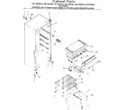 Kenmore 2537692276 cabinet parts diagram