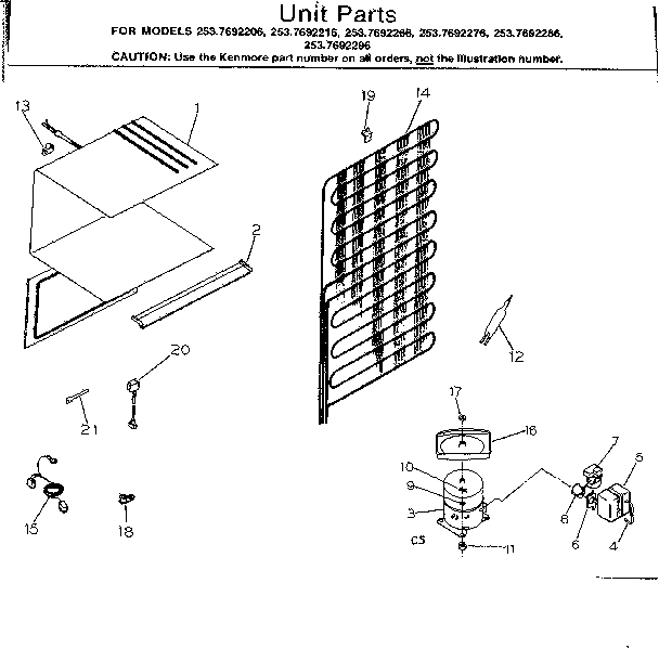 Unit parts