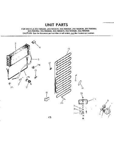Unit parts