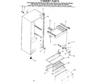 Kenmore 2537693250 cabinet parts diagram
