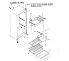 Kenmore 2537693271 cabinet parts diagram
