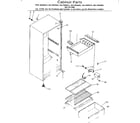 Kenmore 2537693274 cabinet parts diagram