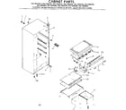 Kenmore 2537694230 cabinet parts diagram