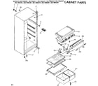 Kenmore 2537694211 cabinet parts diagram