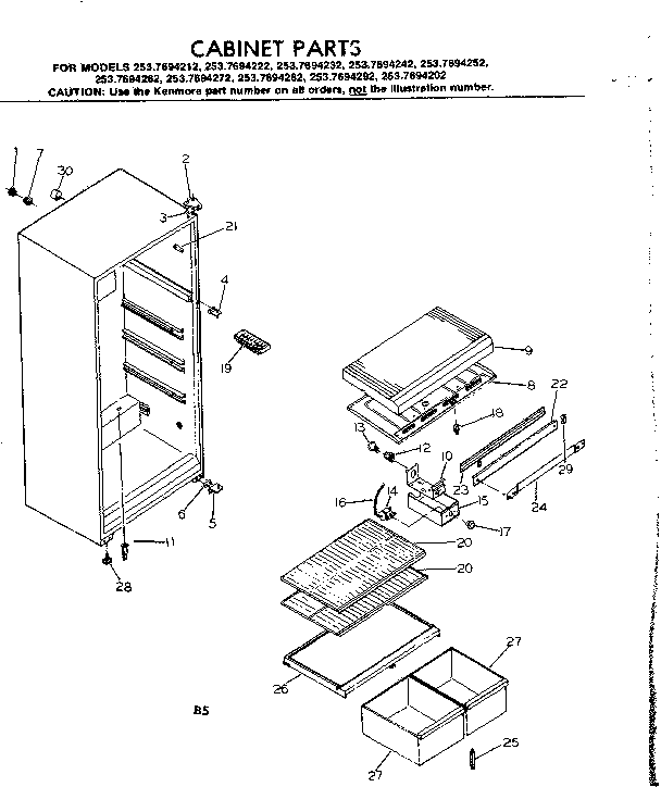 CABINET PARTS