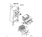 Kenmore 2537694293 cabinet parts diagram