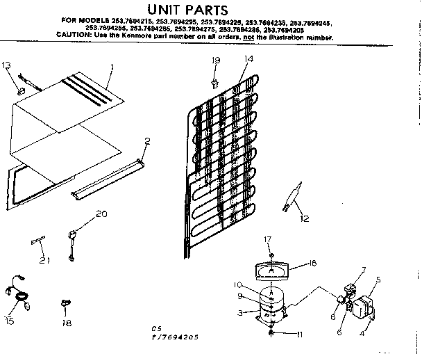 Unit parts