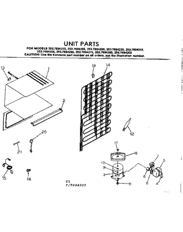 Unit parts