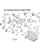 Icemaker installation parts