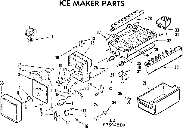 ICE MAKER PARTS